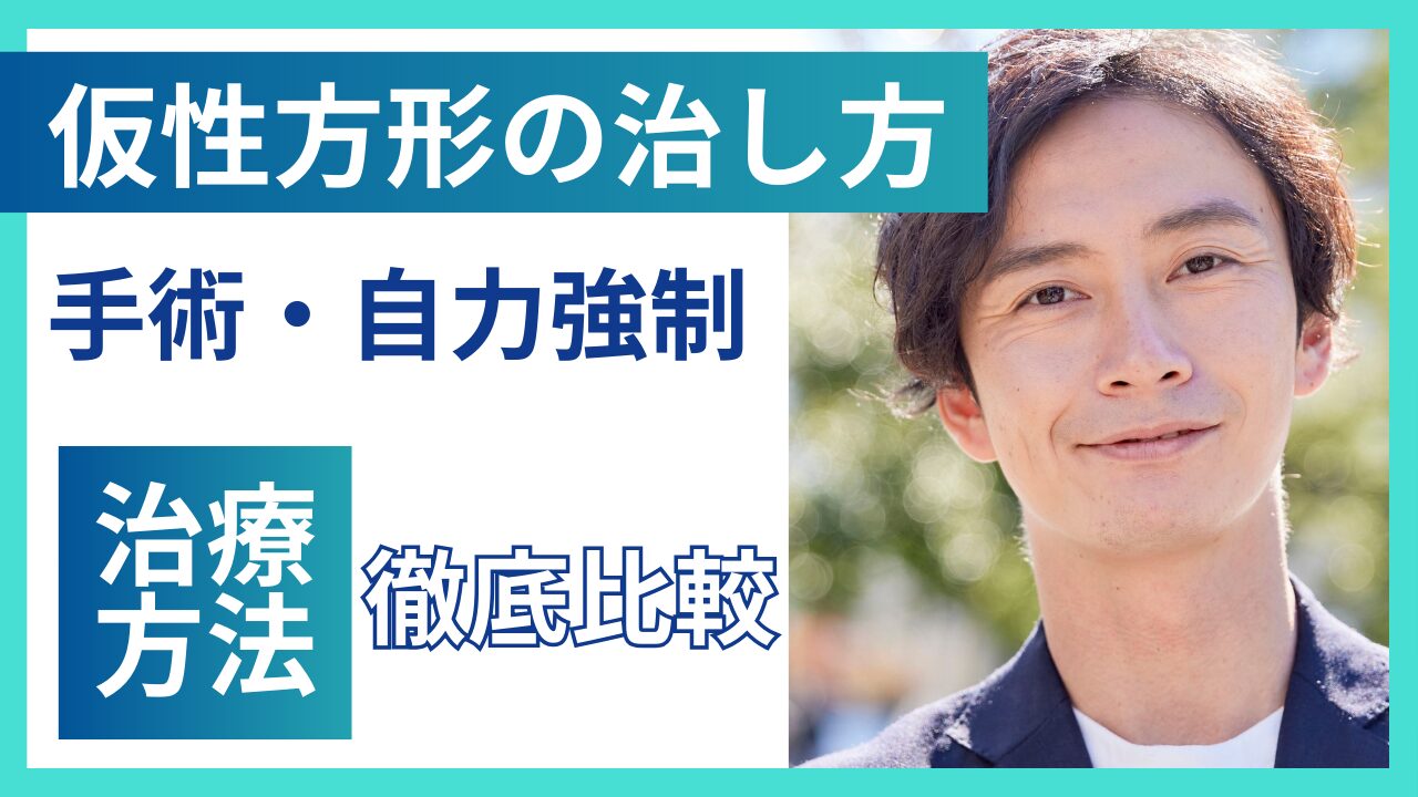 【保存版】仮性包茎の治し方ガイド｜リング・テープの自力矯正から手術費用・実際の体験談まで